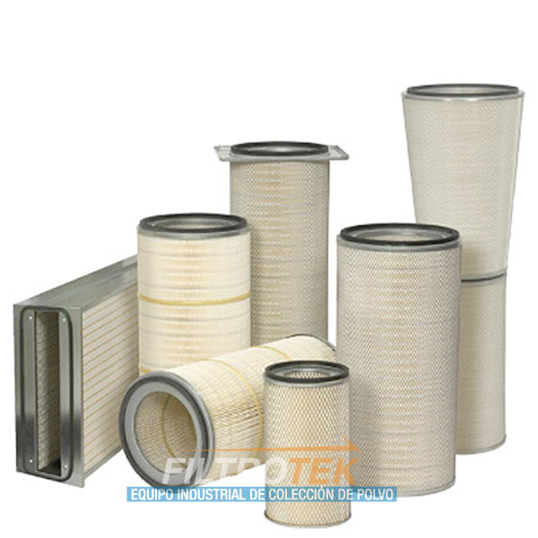 filtros de cartucho cilindricos